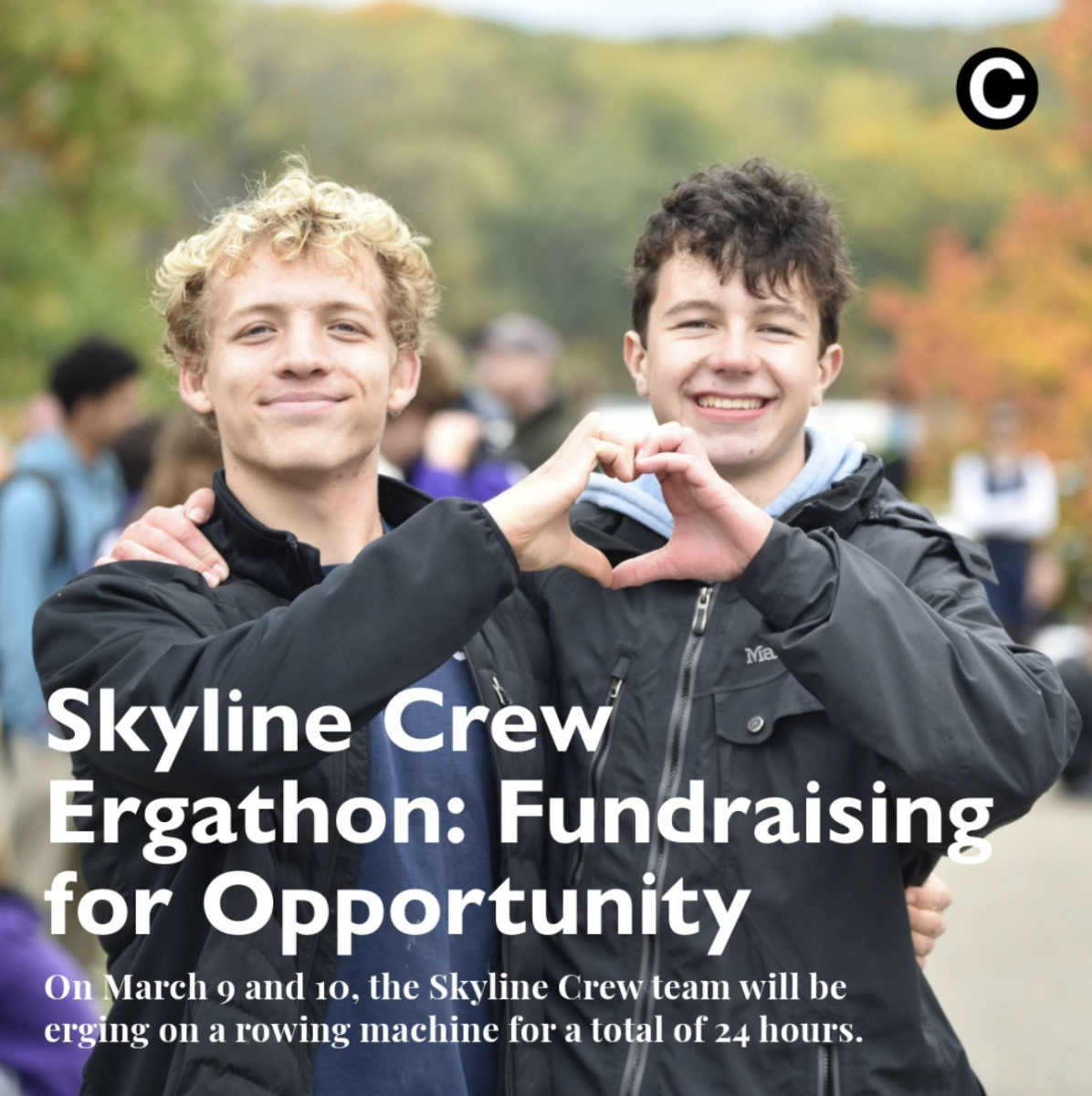 Skyline Crew Ergathon: Fundraising for Opportunity